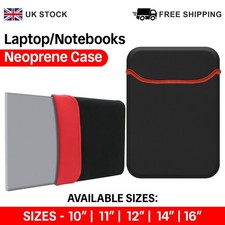 Neoprene Laptop Sleeve Case Cover Bag 10" 11" 12" 14" 16" For Laptop & Tablet
