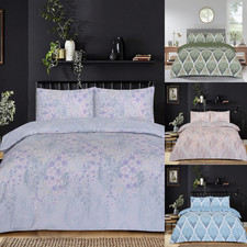 3 Piece Quilted Patchwork Bedspread Throw Printed Double & King Bedding Set
