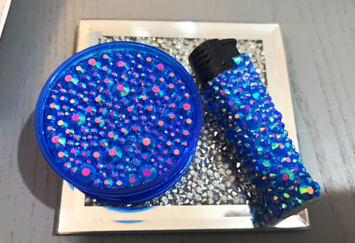 Blue plastic pocket - plastic, pocket/portable