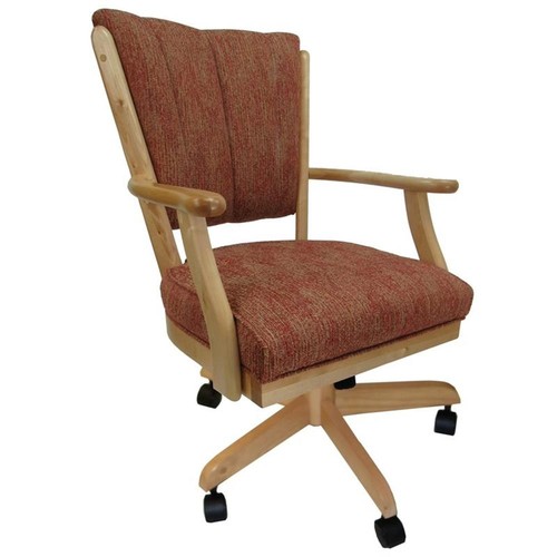 Swivel wood dining caster - swivel,