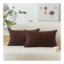 Set of 2 Corduroy Cushion
