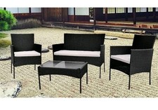 Rattan 4 Seater Sofa, Chair