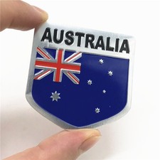 2PCS 3D Australia Shield Flag