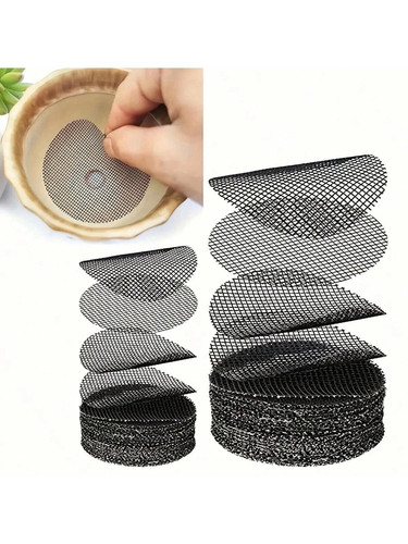 50pcs pot hole mesh pad - hole, pad,bonsai