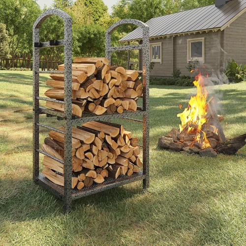 Large metal firewood log - large,