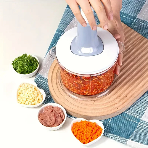 Hand press food - chopper, manual
