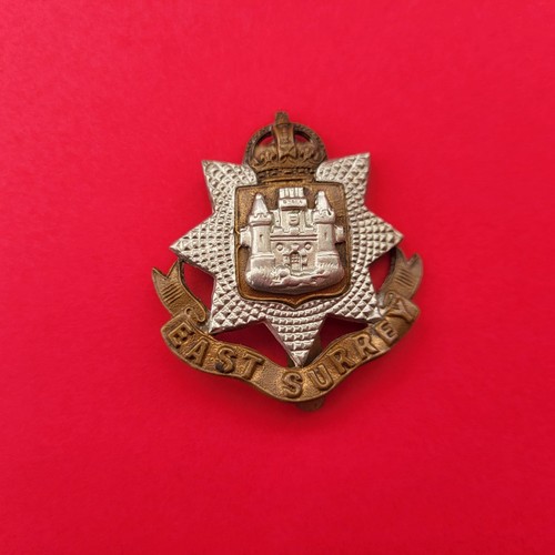 East surrey regiment cap badge - east,