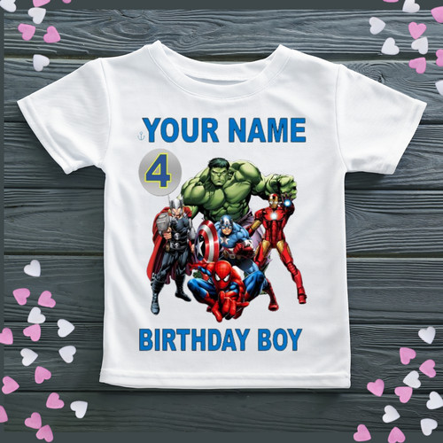 Avengers personalised birthday