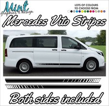 Mercedes VITO Camper Side Stripes Decals Stickers Van Graphics FREE P&P 101