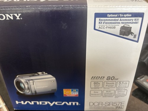 Sony handycam dcr sr57e 80gb - sony, dcr-sr57e