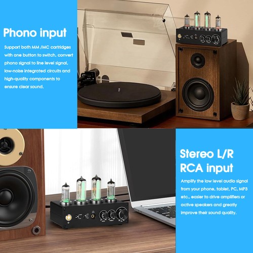 Electronic tube phono - tube, preamp