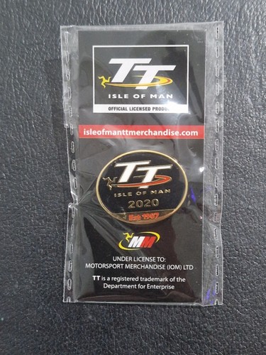 Iom 2020 official badge - tt,