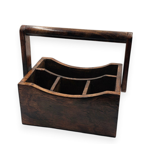 Wood cutlery holder kitchen - wood,