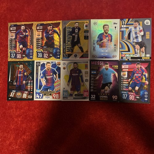 Lionel messi football cards - 10,