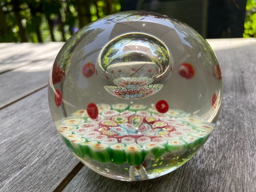 Vintage millefiori art glass - millefiori,