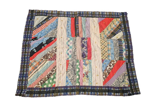 Vintage patchwork hand tied - vintage,