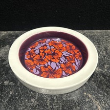 Vintage Carlton Ware Ceramic Poppy Design Dish 1970s Ref Fc2