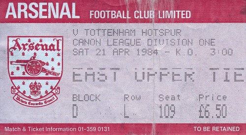 Ticket arsenal tottenham - v,