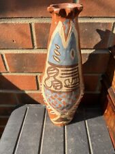 Folk Art Vase Large Piece