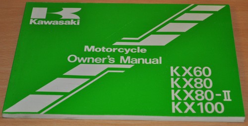 Fahrer handbuch kawasaki - kawasaki, kx60