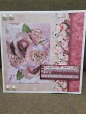 Handmade Luxury 'Birthday' Card For Female Mum Daughter Sister Niece Friend 