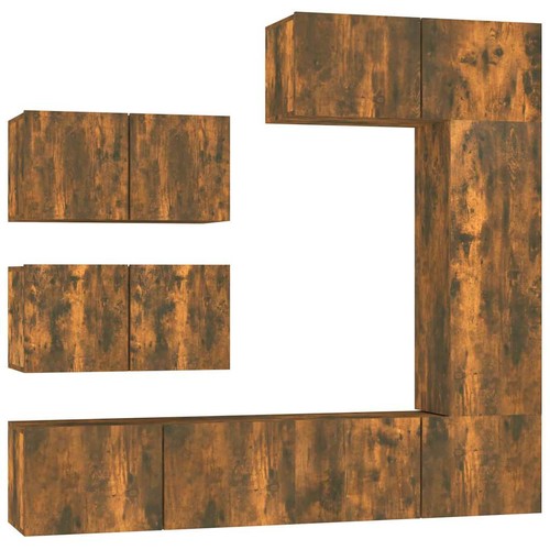 Cabinet set piece smoked - set,