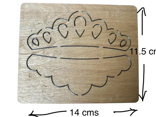 New tiara cutting die - new,