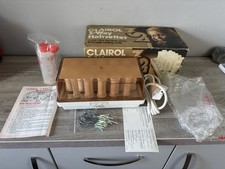Vintage Clairol 3 Way Hairsetter Conditioning Heated Rollers Set Never Used