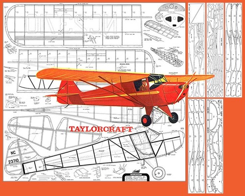 Comet model airplane plans - model,