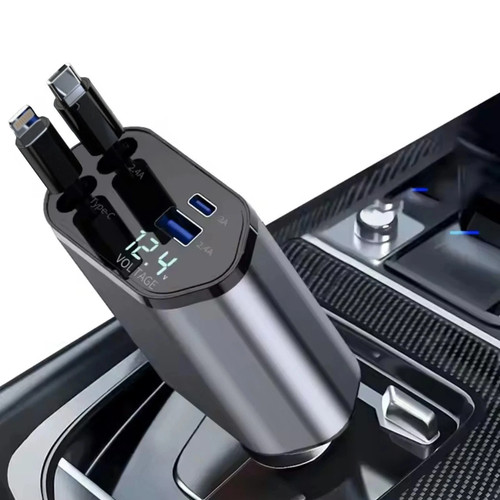 4in1 120w retractable car - retractable,