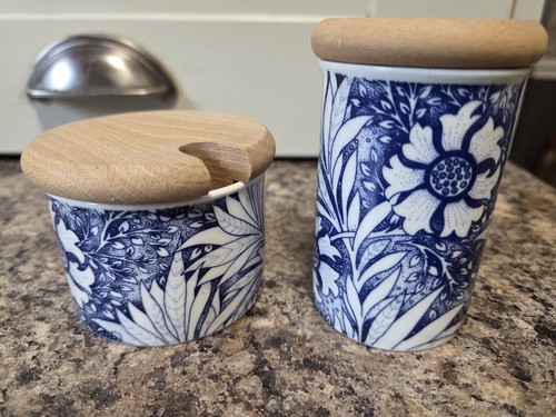 Dunoon stoneware blue - blue, white