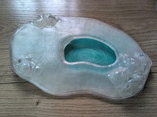 Vintage Plastic Dollhouse Pond or Swimming Pool 9" x 5-3/4"