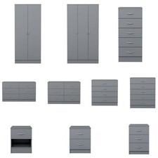 Wardrobes, Chests of Drawers & Bedside Tables Grey ESSENTIAL DAKO®