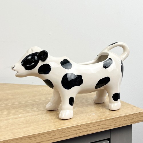 Cow milk jug - milk, ceramic