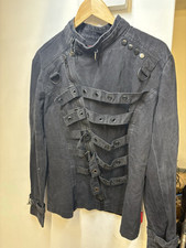 TRIPP NYC Full Zip Bondage Straight Jacket Goth Emo Black **SIZE LARGE**