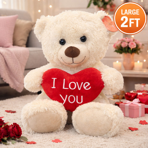 Giant cream cuddly - 24",