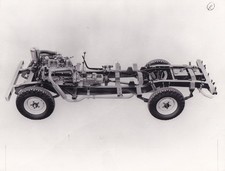 LAND ROVER ROLLING CHASSIS PHOTOGRAPH.