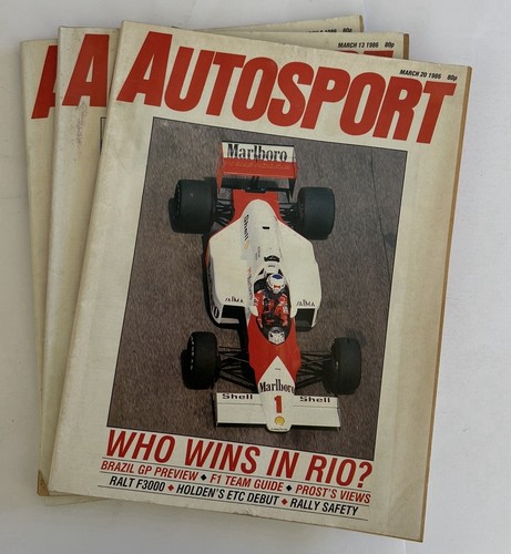 Autosport magazine march - magazine, x