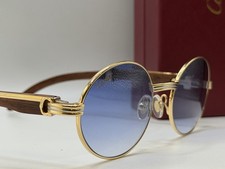 Cartier Gold & Wood Round