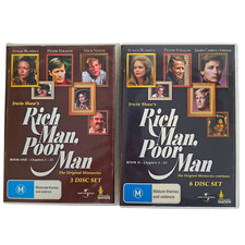 Rich Man, Poor Man: Complete Series Set DVD Book 1 & 2 (Region 0) 9 Discs VGC
