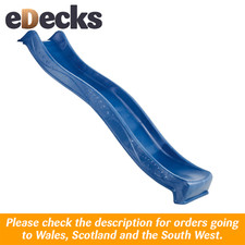 Standalone HDPE Childrens Slide with Water Feature Multiple Colours 2.2m Length