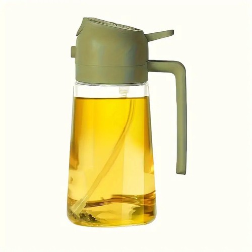 Glass oil spray bottle - 2-in-1,