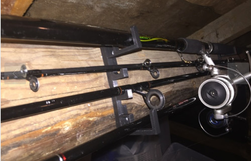 Fishing rod rack hanger - rod,