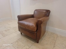 Tetrad Wessex Brown Leather Armchair For John Lewis