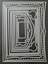 Tattered Lace Dies - Card Shapes Rectangles Die Set 12 Dies #ETL358