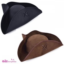 Adult Pirate Hats 1 x Black +