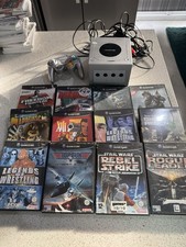 NINTENDO GAMECUBE SILVER CONSOLE BUNDLE - With Loads Of Great Games
