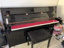 Yamaha B1 PE Upright Piano with Adjustable Stool Black Excellent Condition