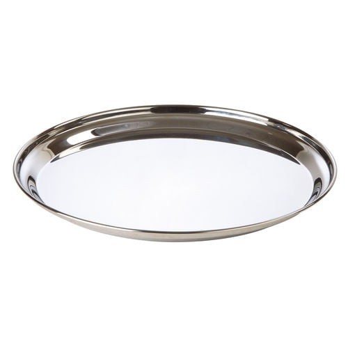 Round flat stainless steel - round,