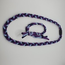 Fabric chewelry necklace bracelet, ADHD, Autism, Anxiety, Sensory chew necklace 